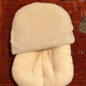 SnuggleMe organic lounger with cover